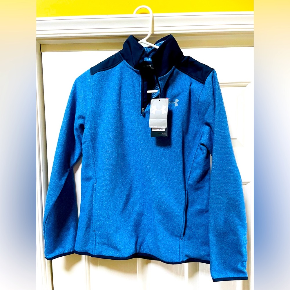 Under Armour Boys Large 3/4 zip fleece